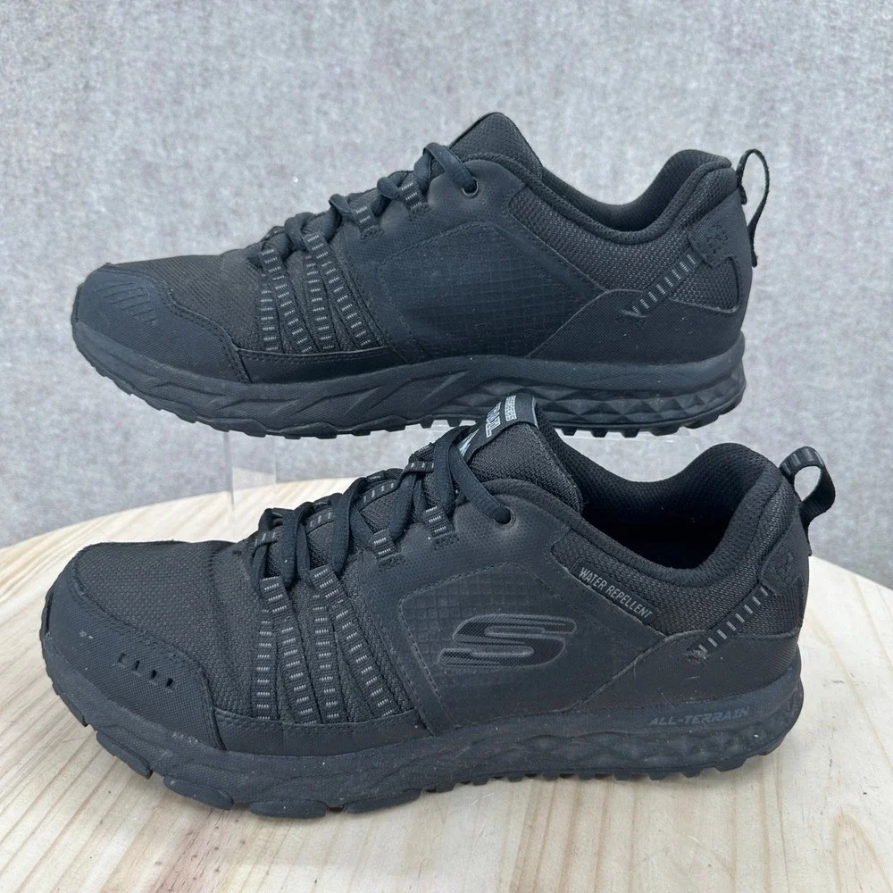 Skechers Escape Plan Sneaker Mens 10 Black All-Terrain Trail 56255SB-BBK